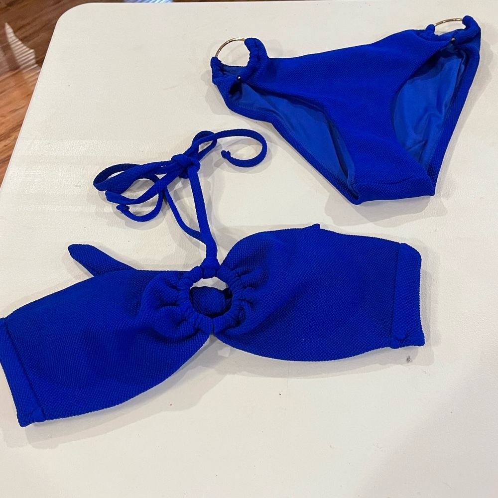 Blue Women's Swimwear Set